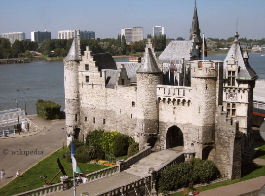 Burg Steen in Antwerpen