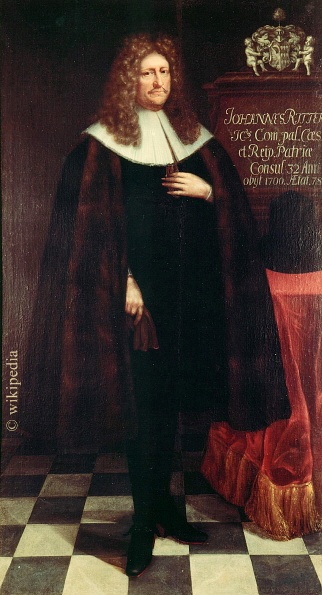 Bürgermeister der Stadt Lübeck Johann Ritter 1622 - 1700 - Für eine größere Bilddarstellung klicken Sie auf das Bild. Bürgermeister der Stadt Lübeck Johann Ritter 1622 - 1700 - Für eine größere Bilddarstellung klicken Sie auf das Bild.