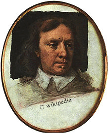 Der Lordprotektor Englands, Oliver Cromwell, auf einer Miniatur von Samuel Cooper
