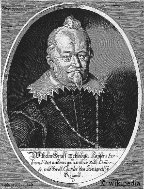 Kupferstich des Wilhelm Slawata von Kupferstecher Wolfgang Kilian   -   Fr eine grere Bilddarstellung klicken Sie bitte auf das Foto.