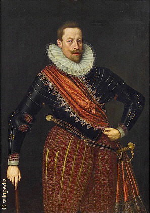 Matthias - Kaiser des Heiligen Rmischen Reiches - Erzherzog von sterreich -  Knig von Ungarn -  Knig von Bhmen - Knig von  Kroatien -  1557 bis  1619   -   Fr eine grere Bilddarstellung klicken Sie bitte auf das Foto.