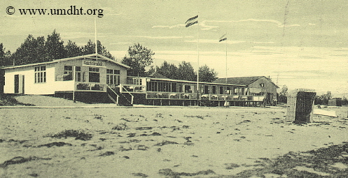 Vorbecks Strandhalle um das Jahr 1909 kurz vor dem Verkauf an Wilhelm Fick.  -  Fr eine grere Bilddarstellung klicken Sie bitte auf das Foto.