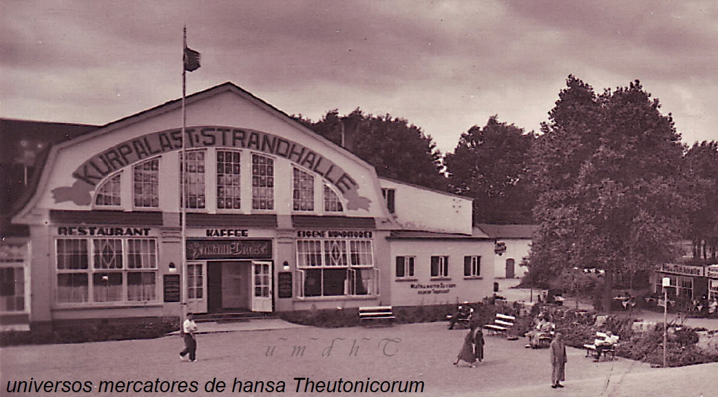 Der Kurpalast Strandhalle um das Jahr 1939 / 1940