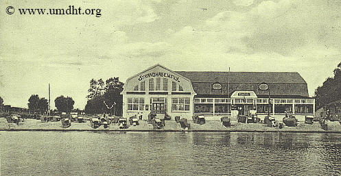 Die neue Strandhalle . W . Fick in Grmitz um das Jahr 1914 nach ihrer Neuerffnung.  -  Fr eine grere Bilddarstellung klicken Sie bitte auf das Foto.